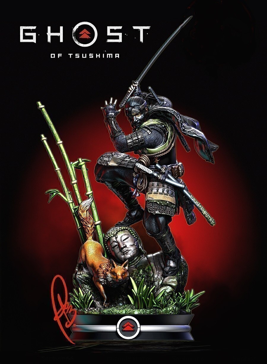 Ghost of Tsushima Jin Sakai Ghost Armor Deluxe Edition 1:4