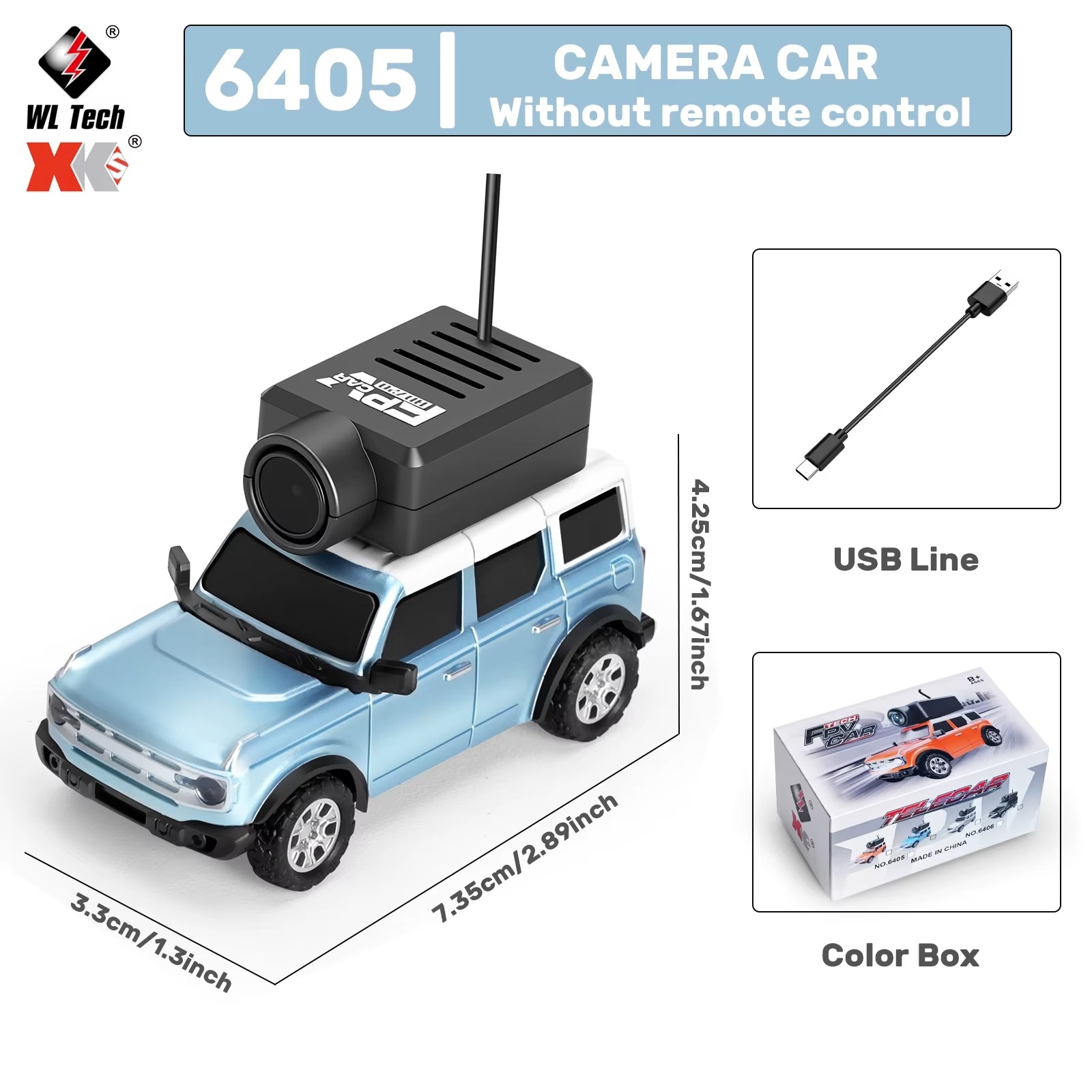 ماشین کنترلی مینی 1:64 با دوربین FPV