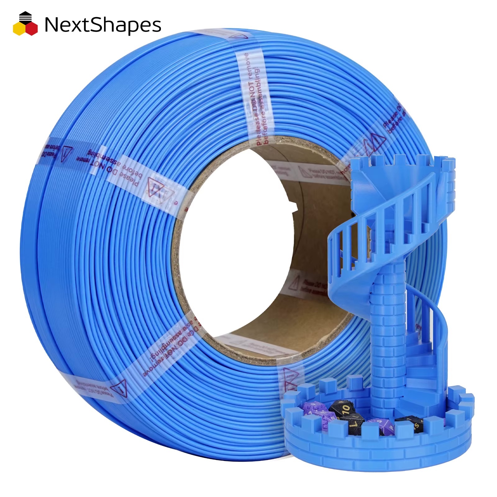 فیلامنت NextShapes Standard PLA 1.75mm – 1KG cyan