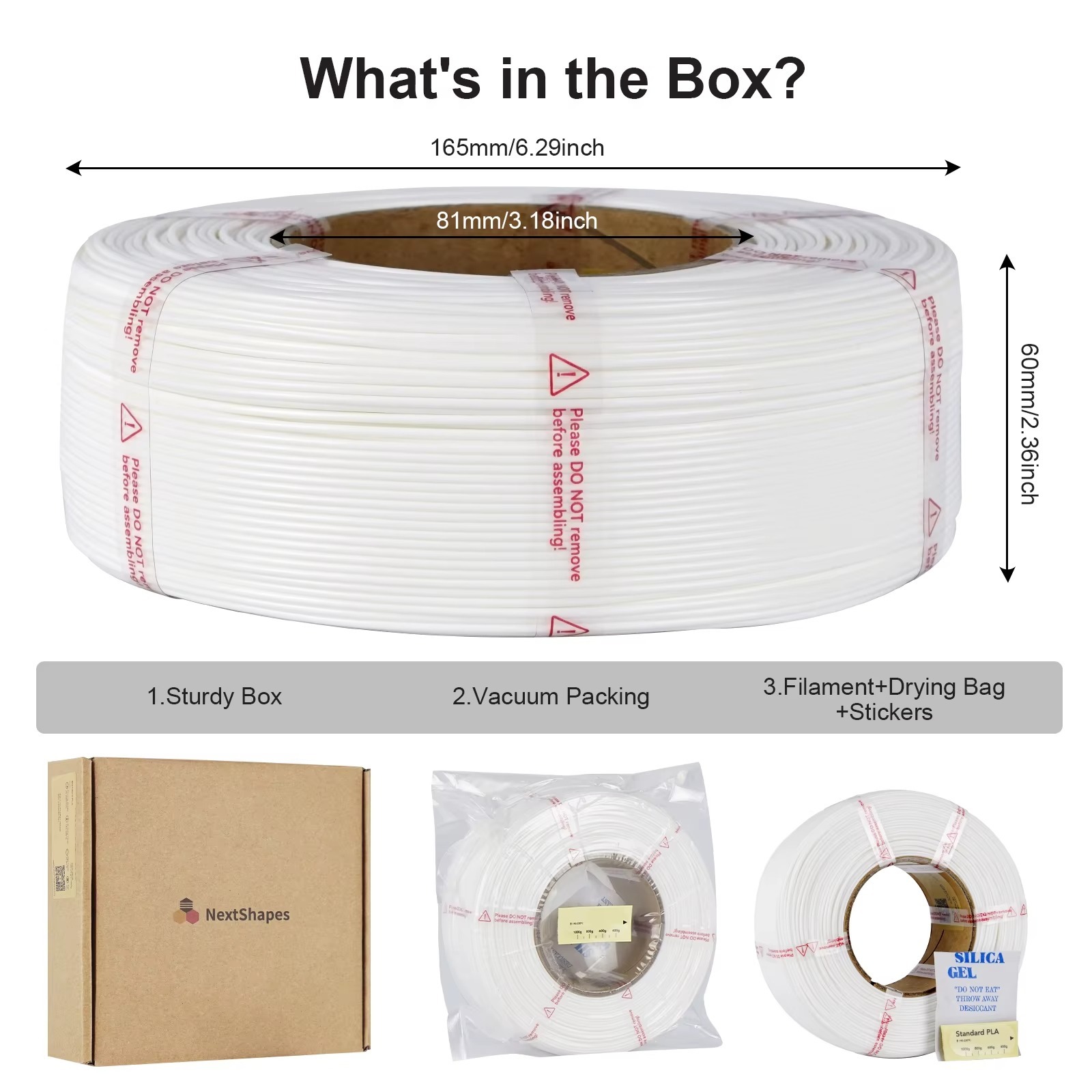 فیلامنت NextShapes Standard PLA 1.75mm – 1KG