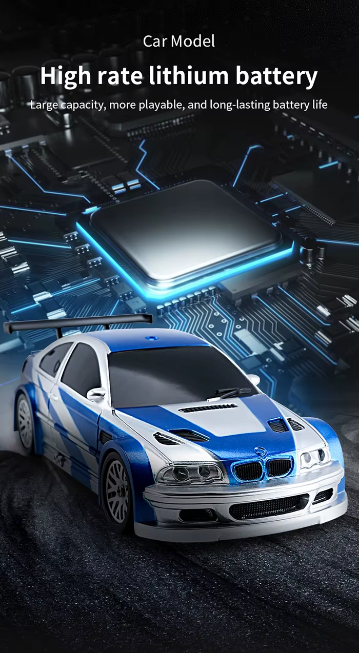  ماشین کنترلی دریفت مینی 1:43 مدل BMW E46 