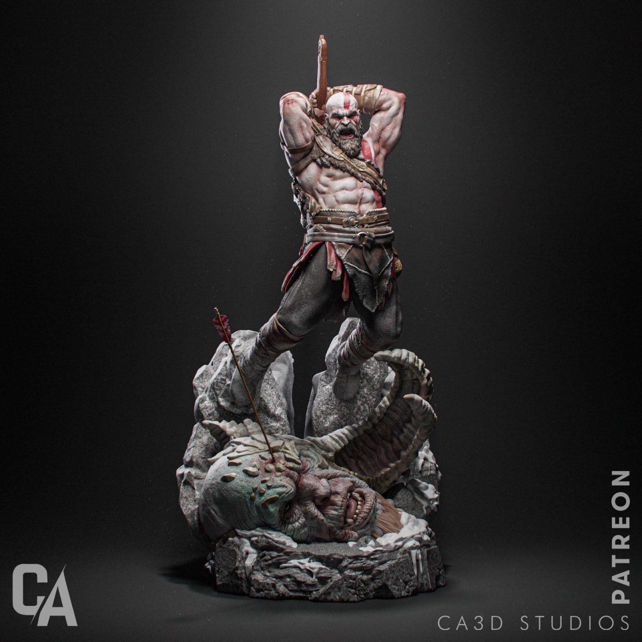  فیگور کریتوس گاد اف وار - god of war 