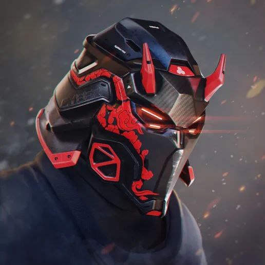 ماسک Cyber Samurai