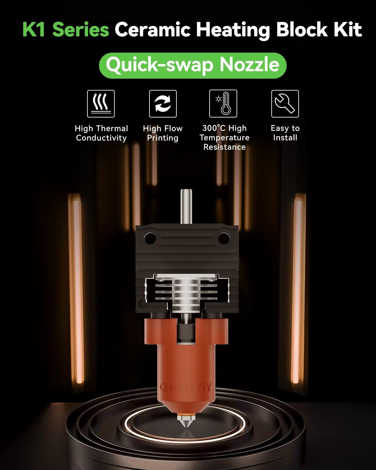  هاتند سرامیکی Creality K1 Series نسخه 2025 