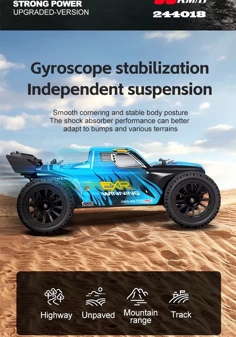  ماشین کنترلی Serpent Spyder Truggy مدل SJY-244018 