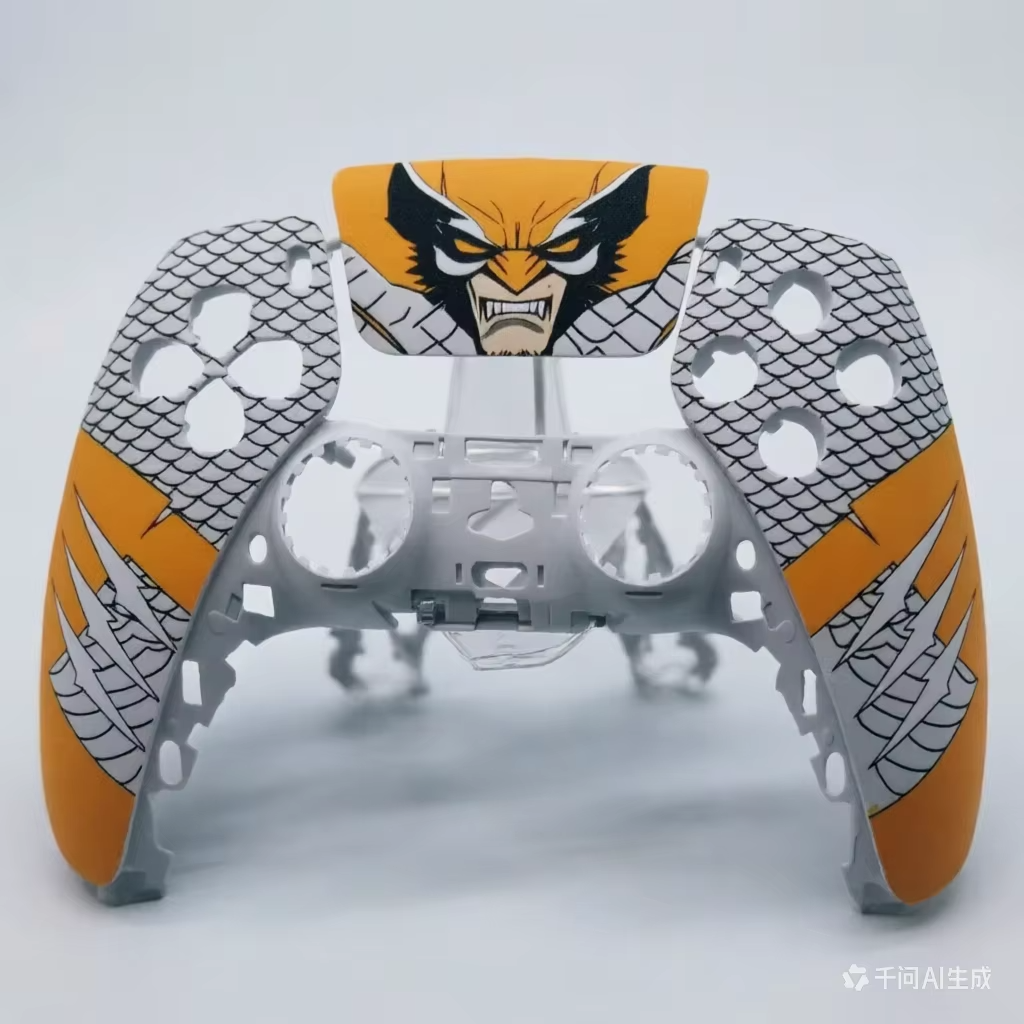  پیش فروش قاب سفارشی دسته PS5 DualSense طرح ولورین wolverine 