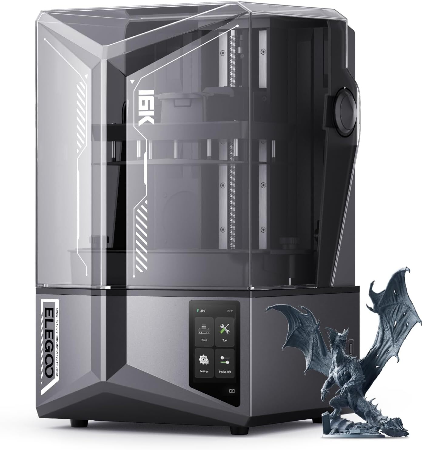 پرینتر سه بعدی رزینی Elegoo Saturn 4 Ultra (16K)