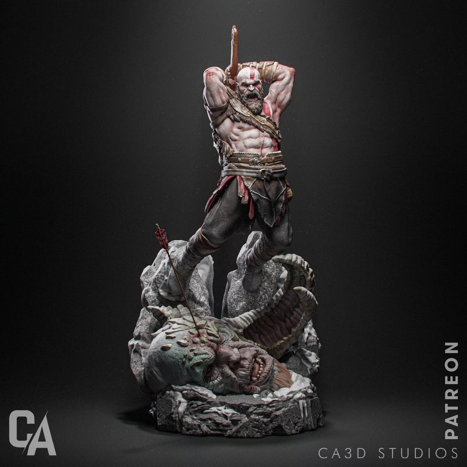  فیگور کریتوس گاد اف وار - god of war 