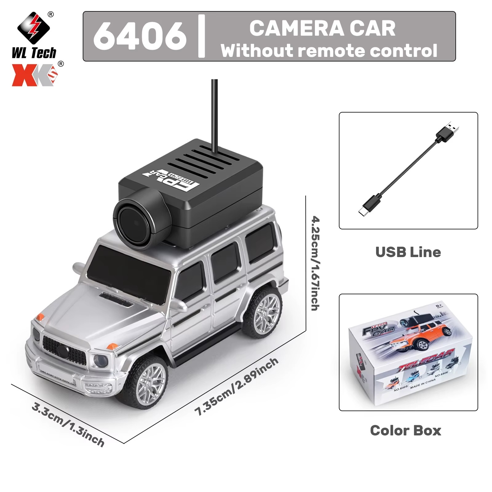 ماشین کنترلی مینی 1:64 با دوربین FPV