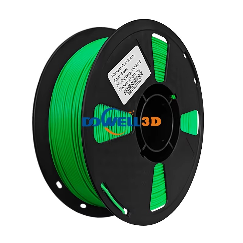 فیلامنت پرینتر سه بعدی PLA برند Dowell رنگ سبز