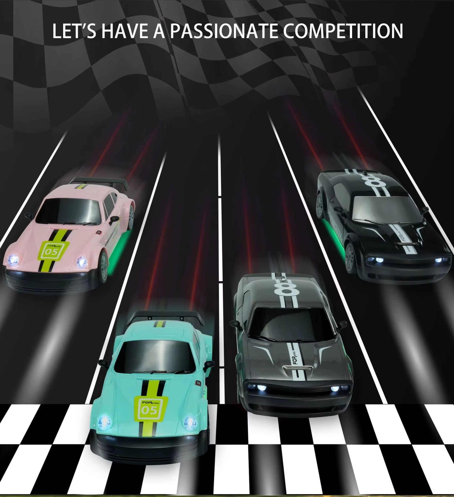 ماشین کنترلی دوج چلنجر FQD15 – مقیاس 1:20