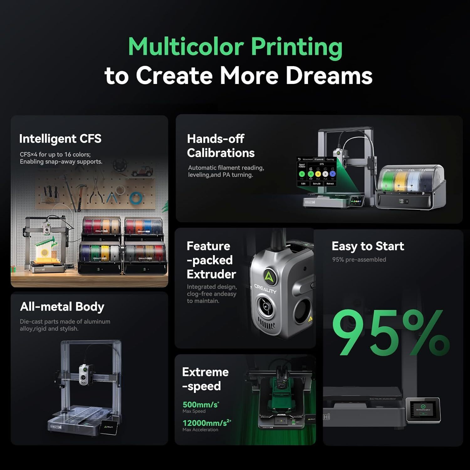 پرینتر سهبعدی Creality Hi Combo combo