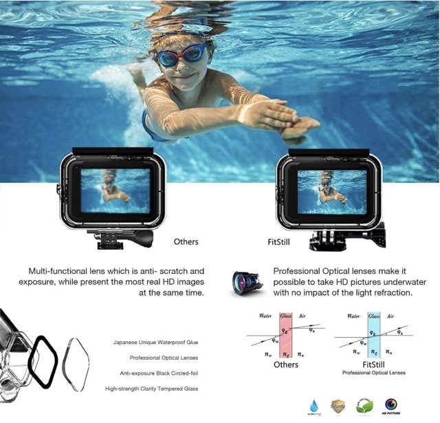 قاب ضد آب GoPro تا عمق 60 متر 