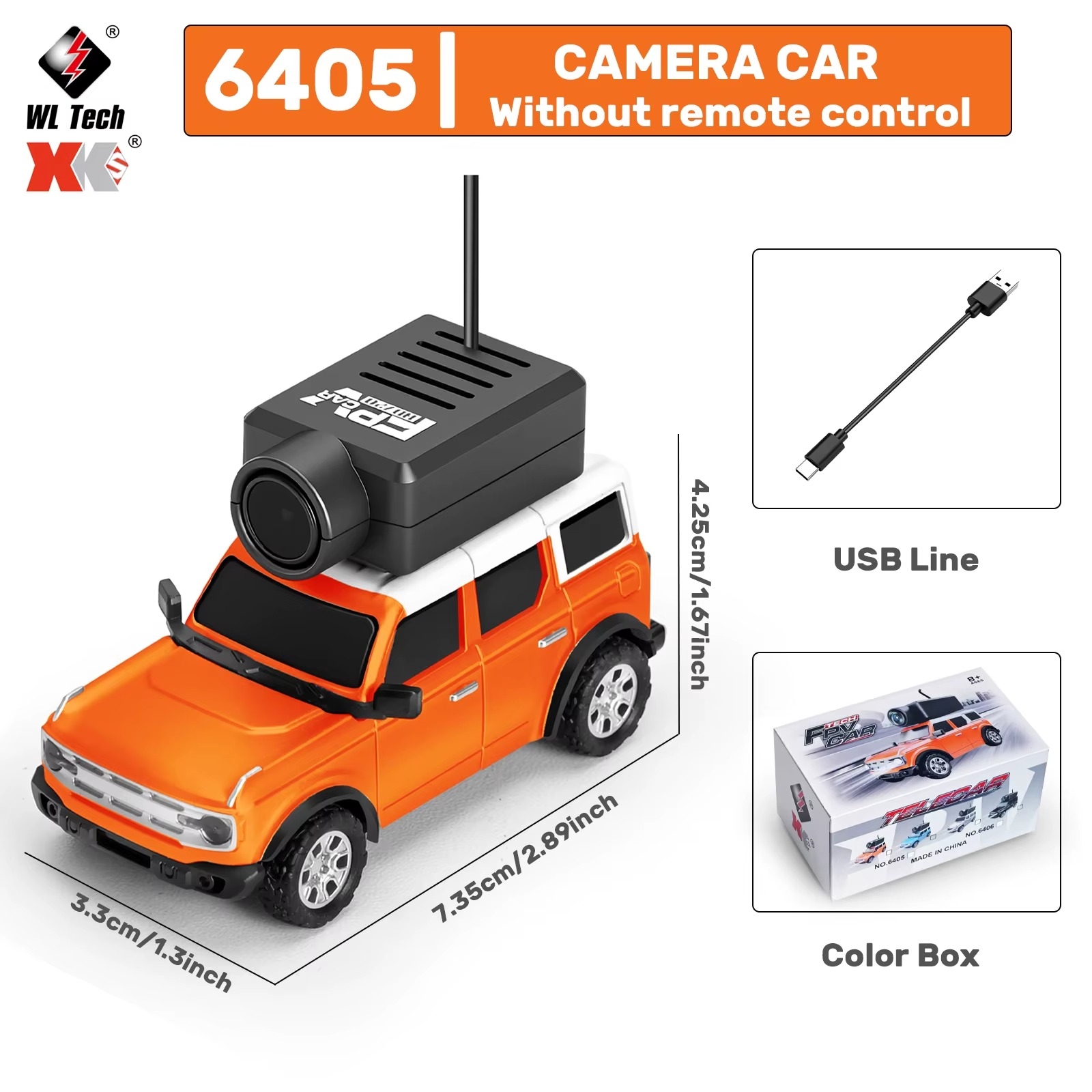 ماشین کنترلی مینی 1:64 با دوربین FPV