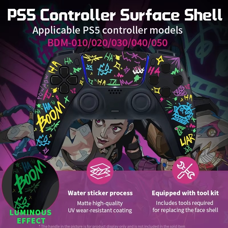 قاب جایگزین دسته PS5 DualSense طرح JINX