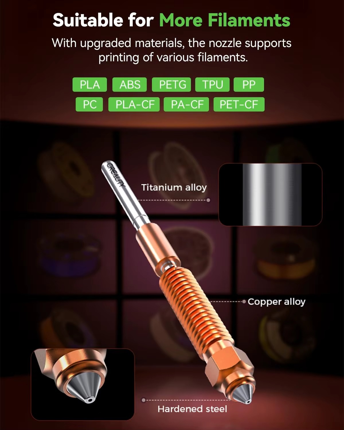  هاتند سرامیکی Creality K1 Series نسخه 2025 