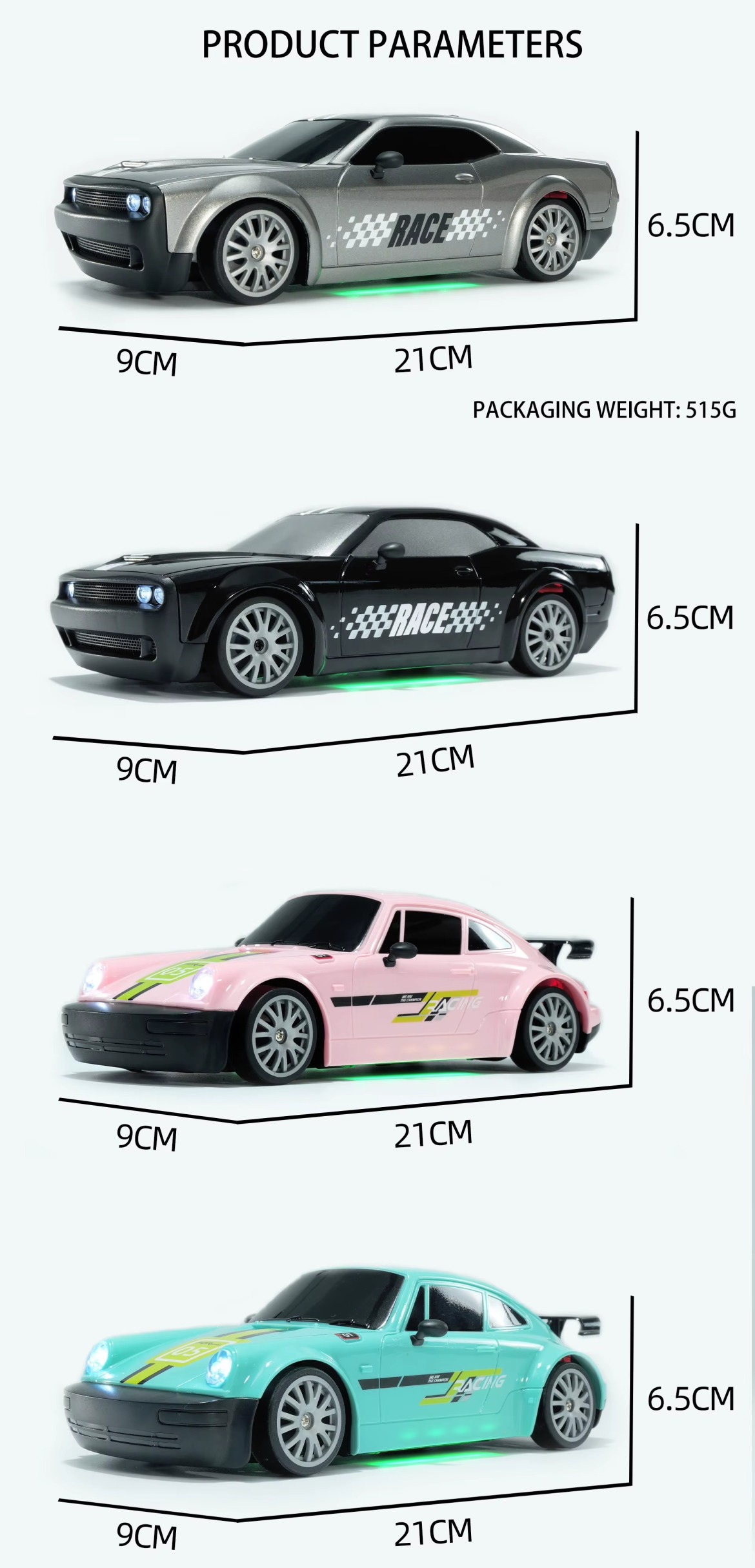 ماشین کنترلی دوج چلنجر FQD15 – مقیاس 1:20