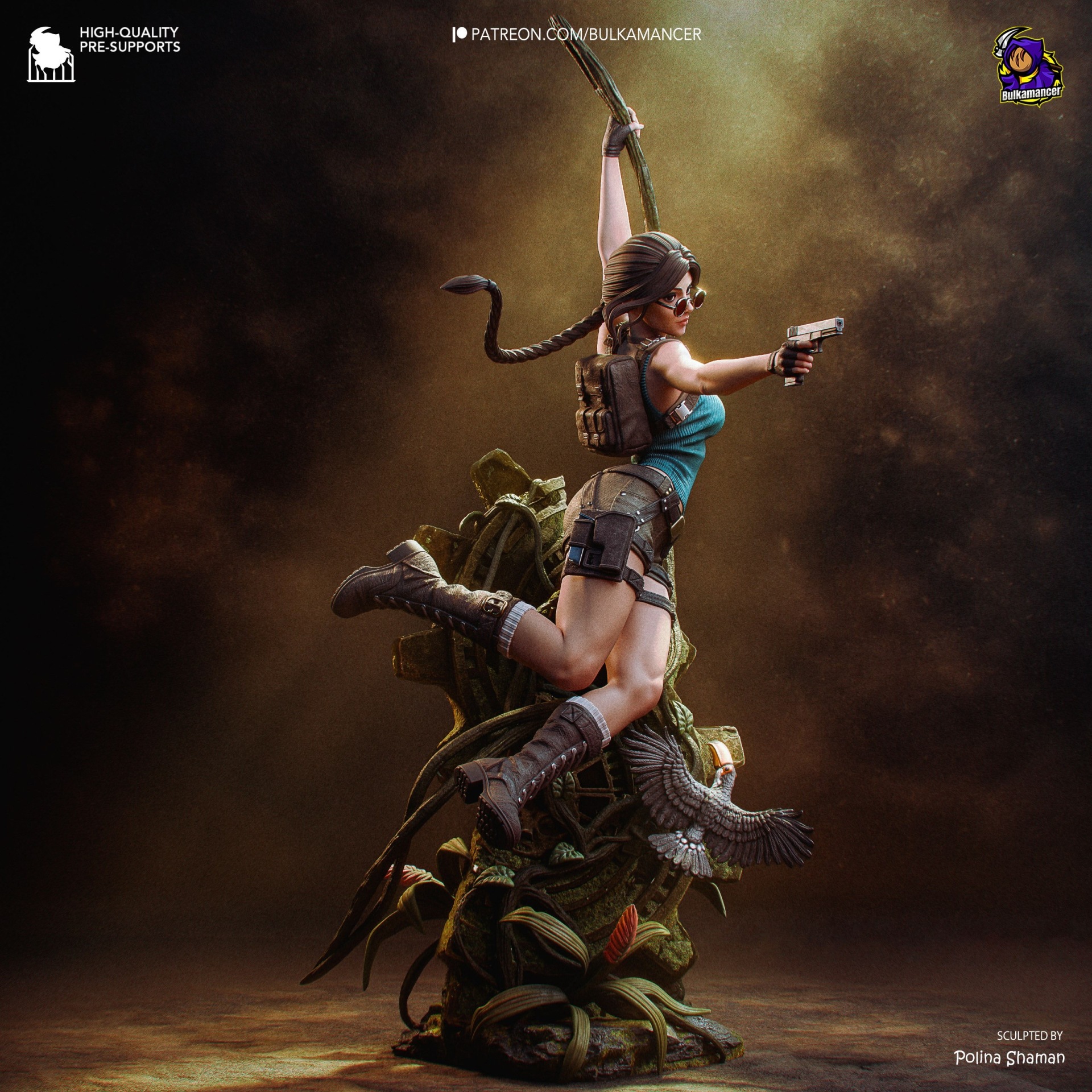  فیگور لارا کرافت Tomb Rider 