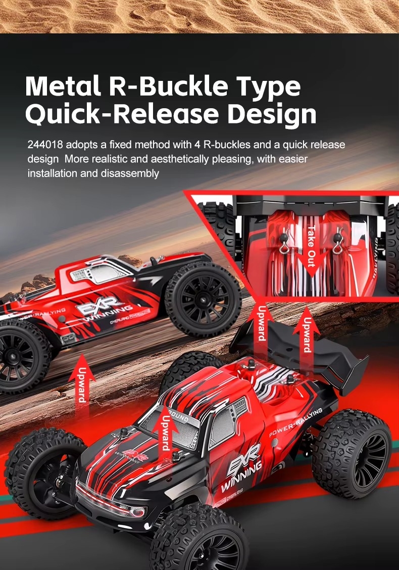  ماشین کنترلی Serpent Spyder Truggy مدل SJY-244018 